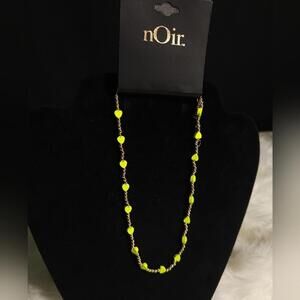 nOir Neon Heart Necklace